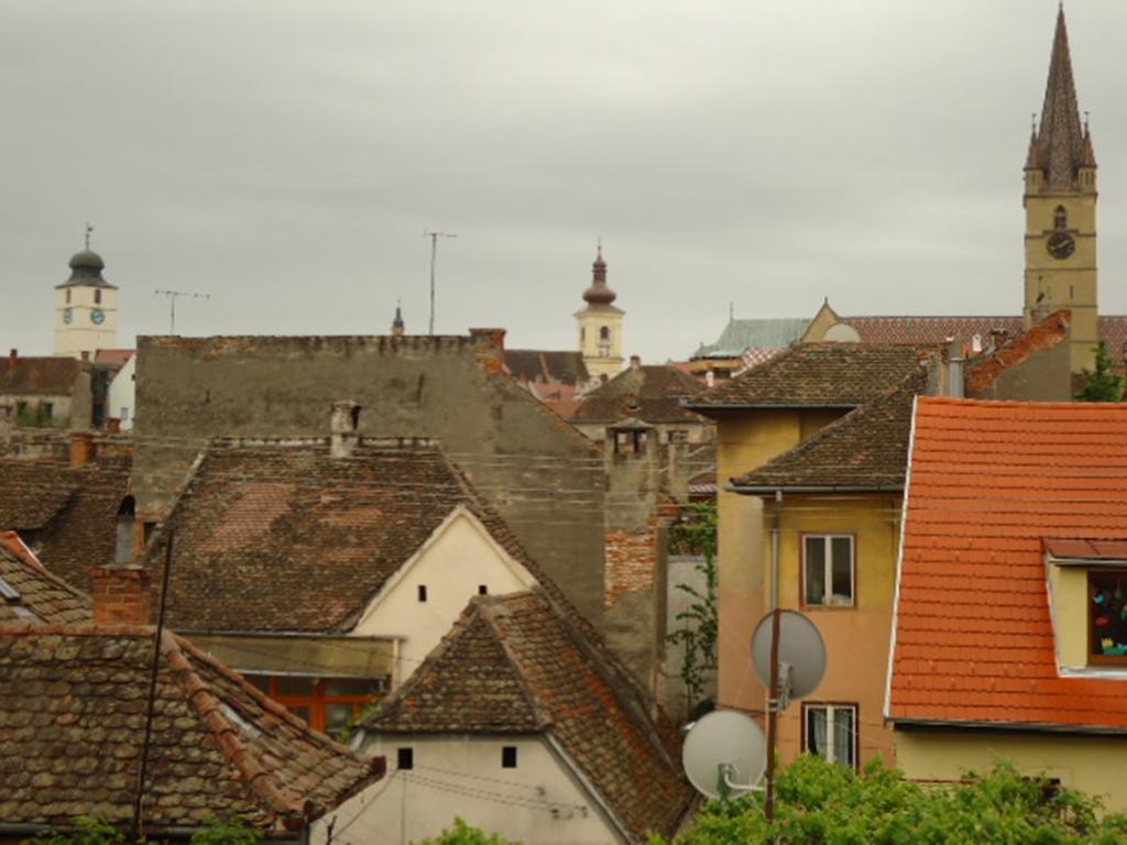 Pensiunea Cocosul Rosu Сибиу Экстерьер фото